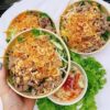 Hành phi sẵn nấu với bún bò